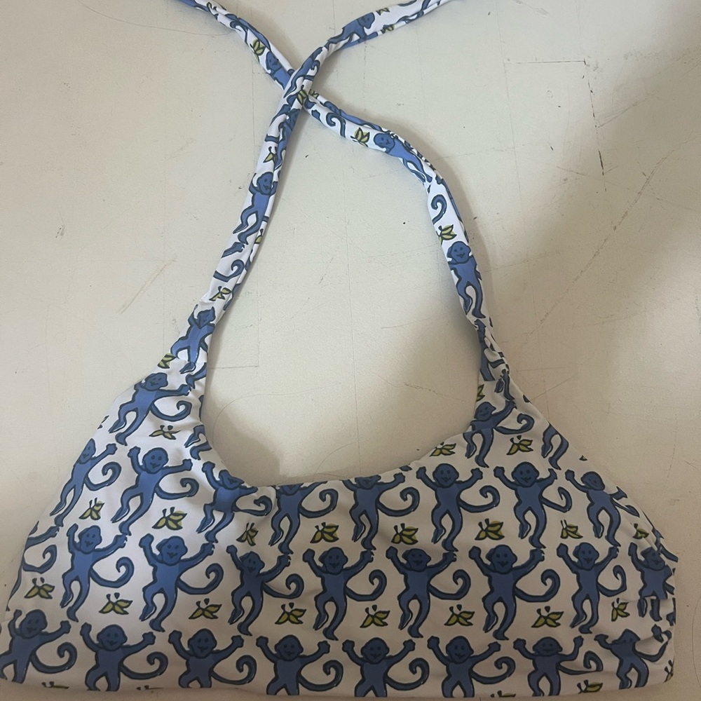Roller Rabbit Monkey Bikini Top - image 1